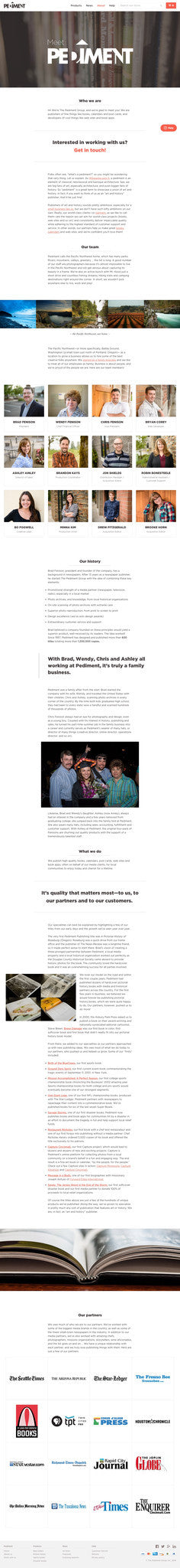 Pediment - About Page Design