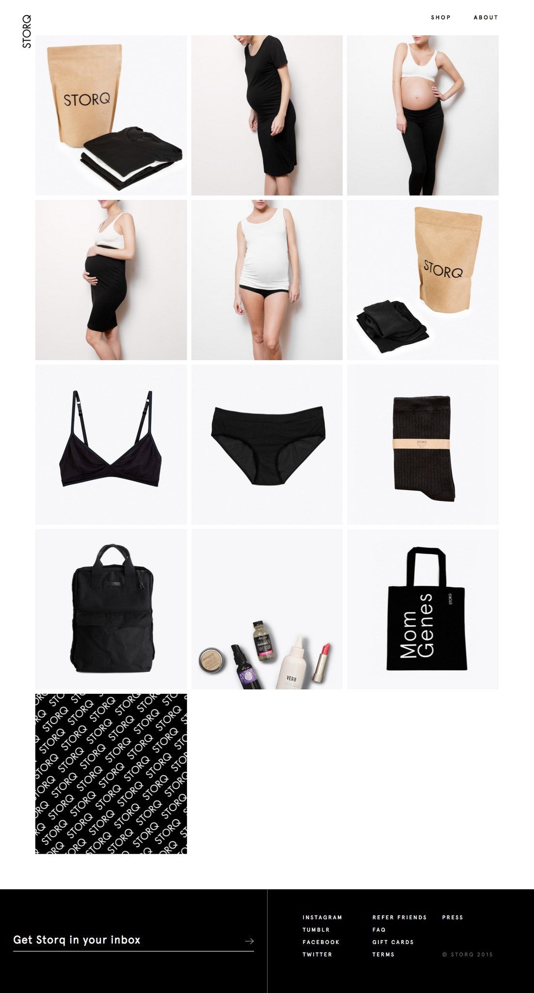 Storq - Collection Page Design