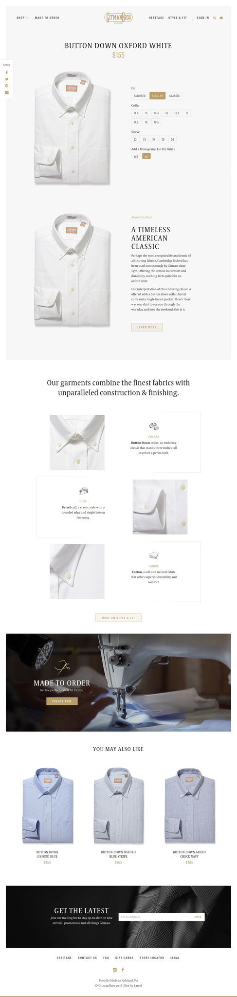 Gitman - Product Page Design