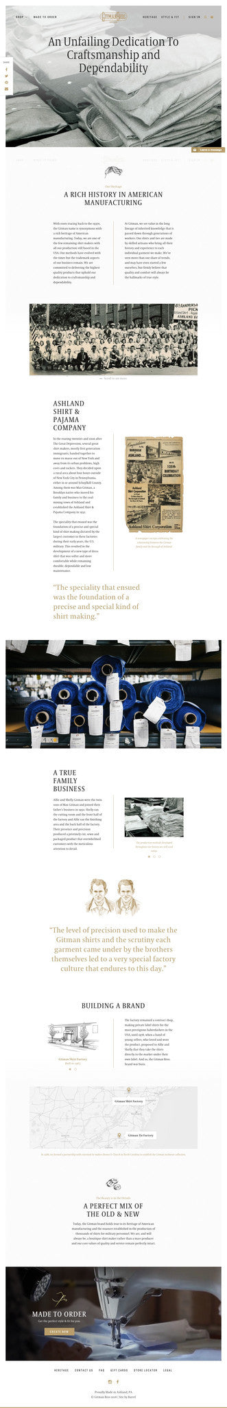 Gitman - About Page Design