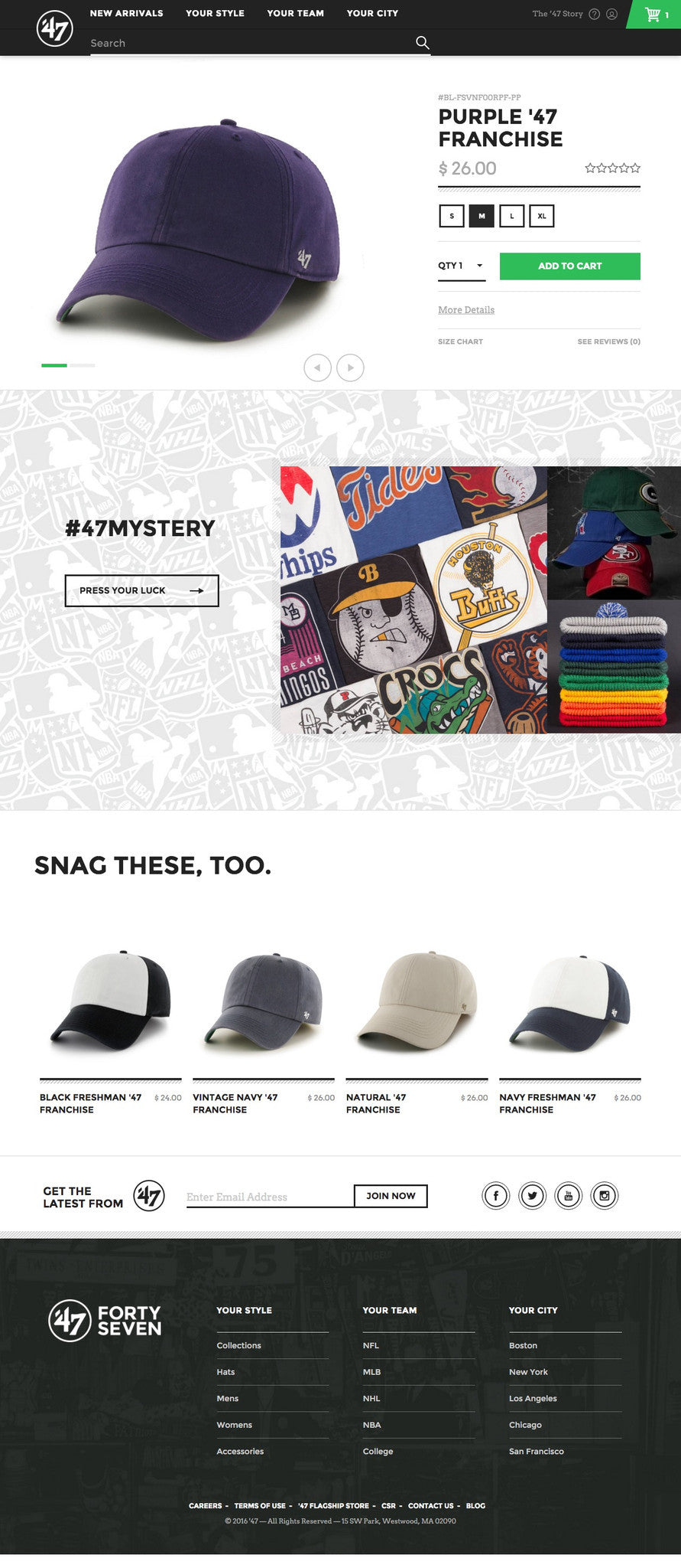 47 Brand - Product Page Design