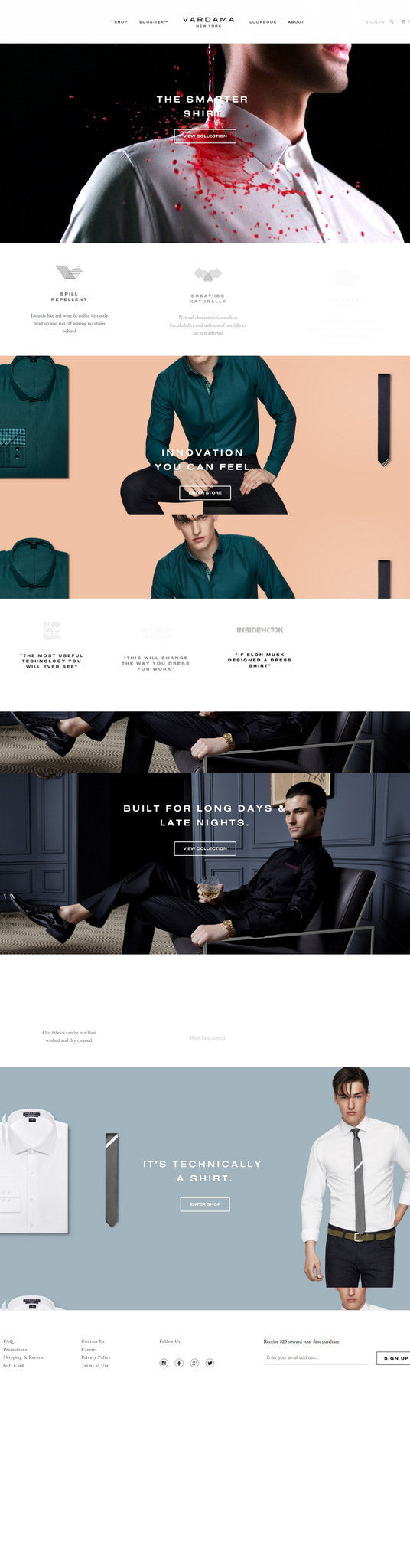 Vardama - Home Page Design