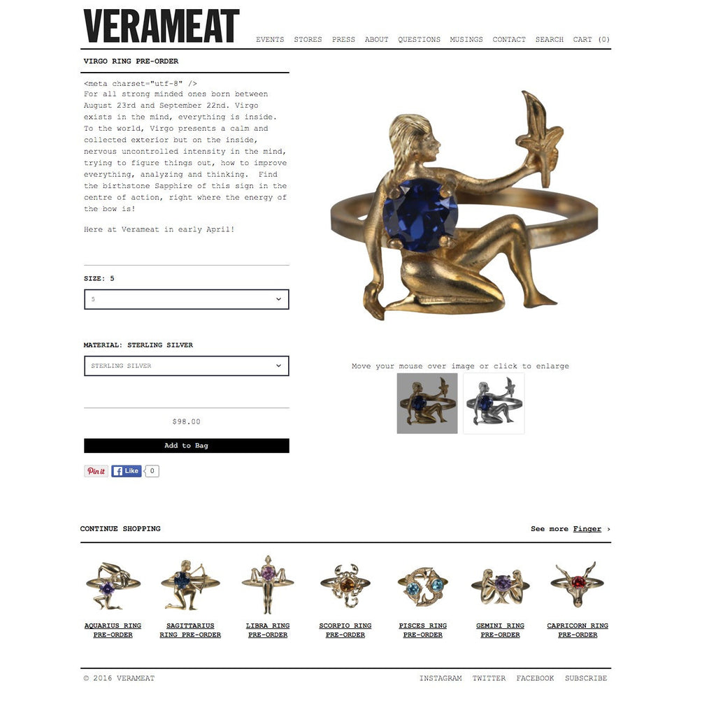Verameat - Product Page Design