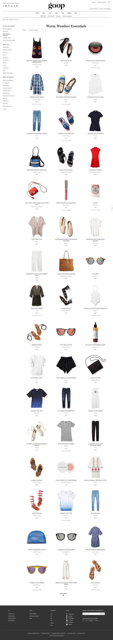 Goop - Collection Page Design