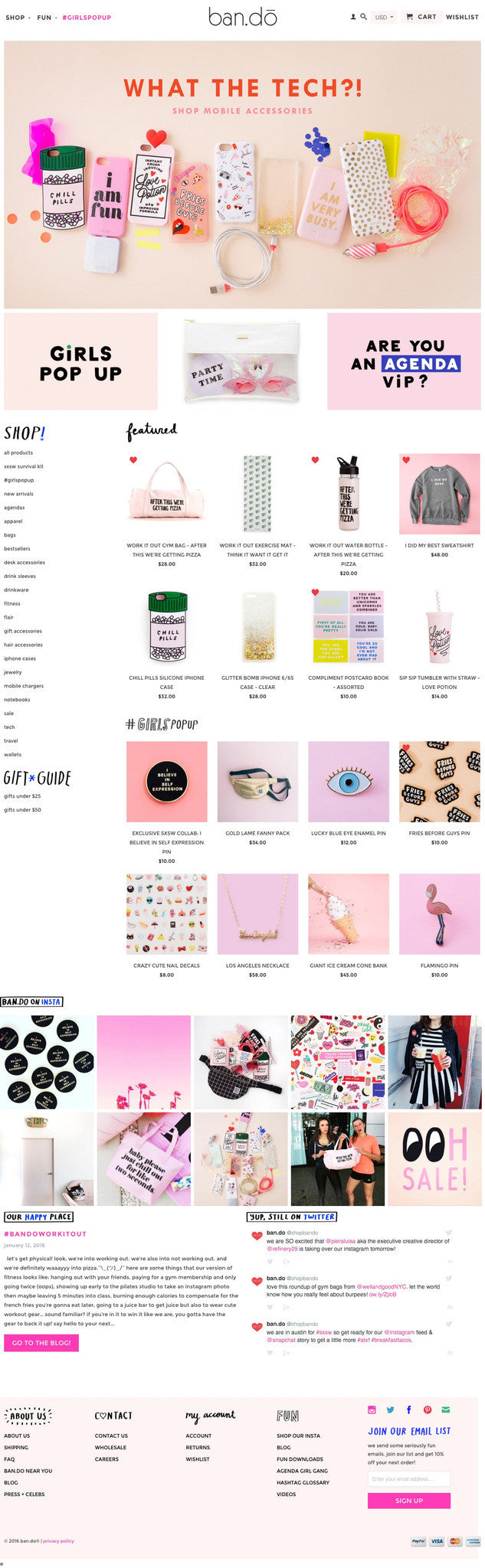 ban.do - Home Page Design